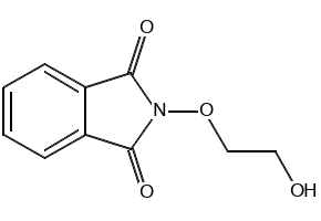 2-(2-Hydroxyethoxy)isoindoline-1.3-dione structure, CAS 32380-69-1