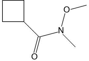 Cyclobutanecarboxamide, N-methoxy-N-methyl- (9CI) structure, CAS 640768-72-5