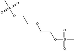 Diethylene Glycol Dimethanesulfonate structure, CAS 34604-52-9