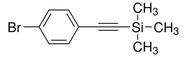 (4-BROMOPHENYLETHYNYL)TRIMETHYLSILANE structure, CAS 16116-78-2