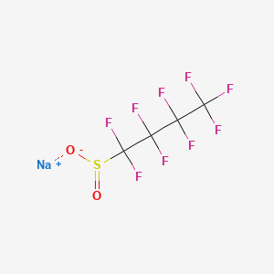 Nonafluoro-1-Butanesulfinate Sodium Salt(1:1) structure, CAS 102061-82-5