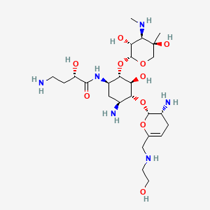 Plazomicin structure, CAS 1154757-24-0
