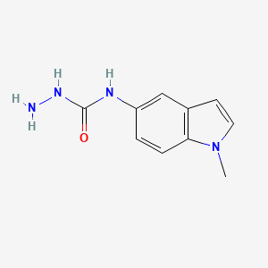4-(1-Methyl-1H-indol-5-yl)seMicarbazide structure, CAS 958888-24-9