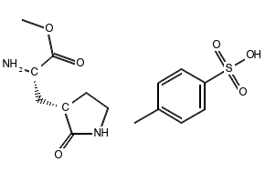Methyl (S)-2-amino-3-((S)-2-oxopyrrolidin-3-yl)propanoate 4-methylbenzenesulfonate structure, CAS 2720867-05-8