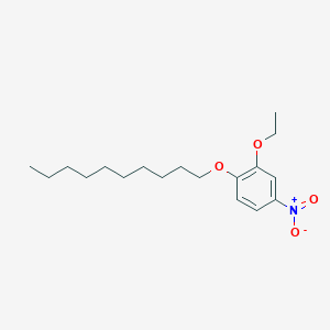 3-Ethoxy 4-n-decyloxy -nitrobenzene structure, CAS 24020-08-4
