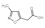 3-METHYL-5-ISOXAZOLEACETIC ACID structure, CAS 19668-85-0
