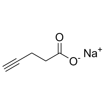 sodiuM 4-pentynoate structure, CAS 101917-30-0