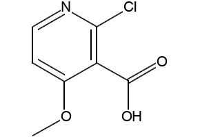 2-Chloro-4-Methoxy-3-pyridinecarboxylic acid structure, CAS 394729-98-7