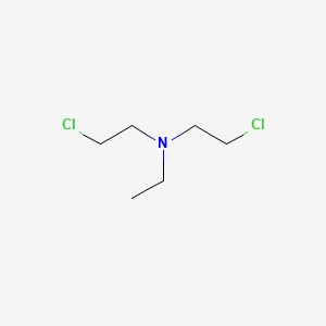 bis(2-chloroethyl)ethylamine structure, CAS 538-07-8