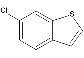 6-chlorobenzo[b]thiophene structure, CAS 66490-20-8