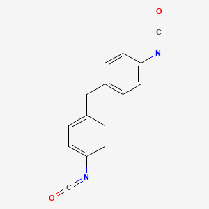 4,4'-METHYLENEBIS(PHENYL ISOCYANATE) structure, CAS 26447-40-5