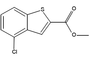 4-CHLORO-BENZO[B]THIOPHENE-2-CARBOXYLIC ACID METHYL ESTER structure, CAS 35212-95-4