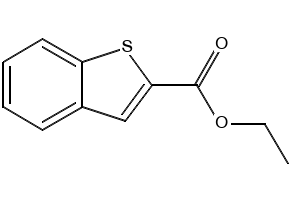 ETHYL BENZO[B]THIOPHENE-2-CARBOXYLATE structure, CAS 17890-55-0