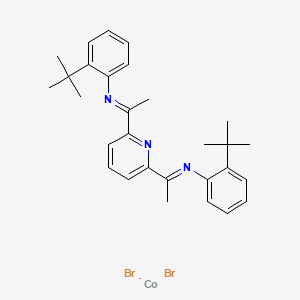 [2,6-bis [1- (2-tert butylphenylimine) ethyl] pyridine] cobalt dibromide structure, CAS 2247831-11-2