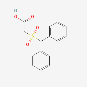 Modafinil Carboxylate Sulfone structure, CAS 101094-05-7