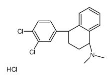 trans-(±)-4-(3,4-Dichlorophenyl)- 1,2,3,4-tetrahydro-N,N-diMethyl-1-naphthalenaMine Hydrochloride structure, CAS 79836-76-3