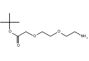 H2N-PEG2-CH2COOtBu structure, CAS 1122484-77-8