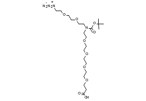 Azido-PEG2-acid structure, CAS 1312309-63-9