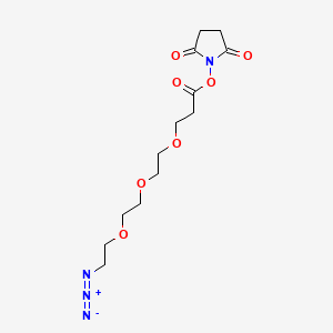 Azido-PEG3-NHS ester structure, CAS 1245718-89-1