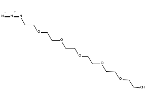 Azido-PEG6 structure, CAS 86770-69-6