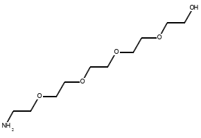 Amino-PEG5-alcohol structure, CAS 34188-11-9