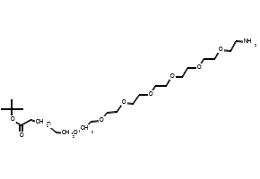 H2N-PEG8-tBu structure, CAS 756526-06-4