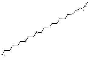 2,5,8,11,14,17,20-Heptaoxadocosan-22-amine structure, CAS 170572-38-0