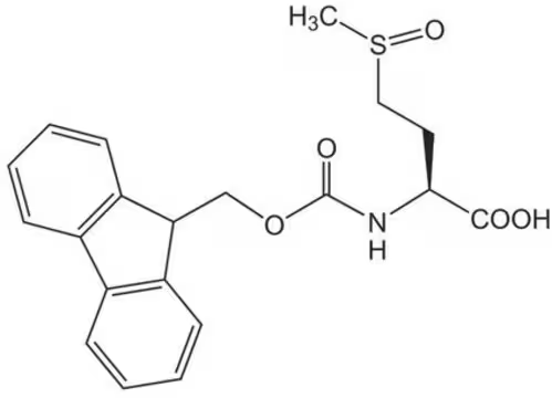 FMOC-MET(O)-OH structure, CAS 76265-70-8