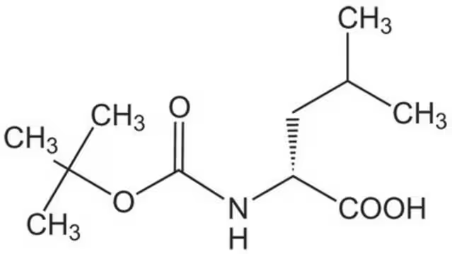 BOC-D-LEU-OH H2O structure, CAS 200937-17-3