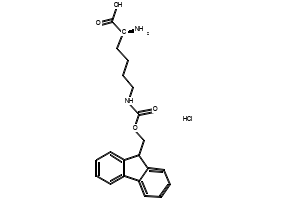 H-L-Lys(Fmoc)-OH·HCl structure, CAS 253138-02-2