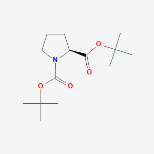 Boc-L-PyroglutamicAcidTert-ButylEster structure, CAS 91237-84-2