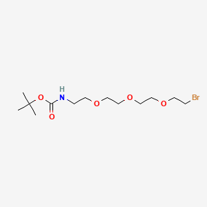 1-BOC-AMINO-3,6,9-TRIOXAUNDECANYL-11-BROMIDE structure, CAS 1076199-21-7