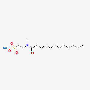 Sodium Methyl Lauroyl Taurate structure, CAS 4337-75-1