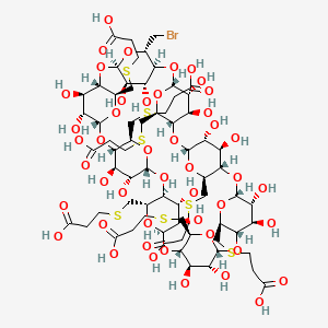 Sugammadex Mono Bromo Impurity structure, CAS 2412952-86-2