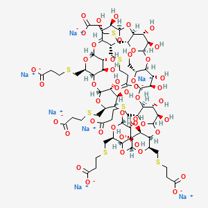Mono-Hydroxy Sugammadex structure, CAS 2376607-99-5