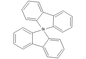 5,5'-spirobi[dibenzo[b,d]silole] structure, CAS 159-68-2