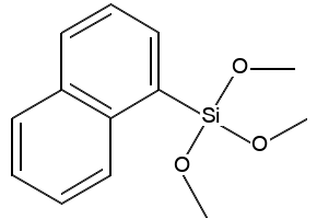 1-NAPHTHYLTRIMETHOXYSILANE structure, CAS 18052-76-1