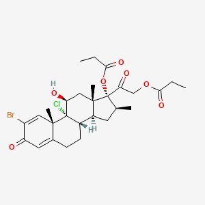 2-BroMobecloMetasone Dipropionate structure, CAS 1204582-47-7