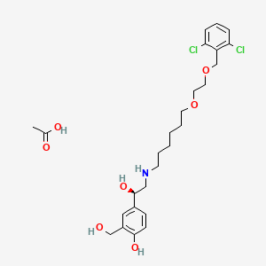 Vilanterol Acetate structure, CAS 503068-35-7