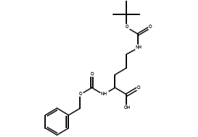 Z-ORN(BOC)-OH structure, CAS 199924-46-4
