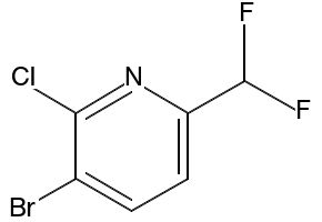 2-Bromo-6-(difluoromethyl)pyridine structure, CAS 872365-91-8