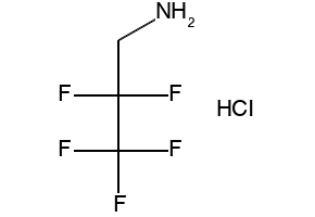 2,2,3,3,3-PENTAFLUOROPROPYLAMINE HYDROCHLORIDE structure, CAS 374-14-1