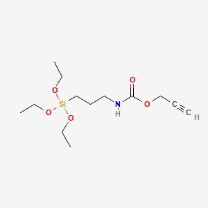O-(PROPARGYLOXY)-N-(TRIETHOXYSILYLPROPYL)URETHANE structure, CAS 870987-68-1
