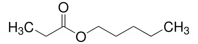 N-PENTYL PROPIONATE structure, CAS 624-54-4