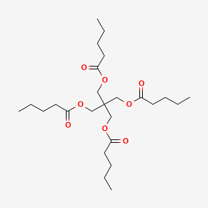 2,2-bis[[(1-oxopentyl)oxy]methyl]propane-1,3-diyl divalerate structure, CAS 15834-04-5