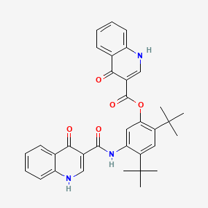 Ivacaftor Impurity 14 structure, CAS 2760759-55-3