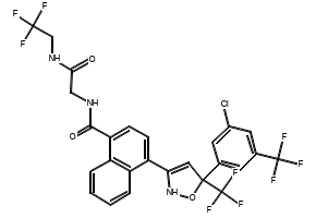 4-acetyl-N-{2-oxo-2-[(2,2,2-trifluoroethyl)amino]ethyl}-1-naphthamide structure, CAS 1125812-54-5