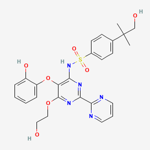 HYDROXY DESMETHYL BOSENTAN structure, CAS 253688-62-9