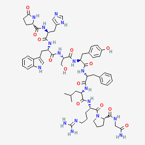 LHRH, Phe(6)- structure, CAS 57521-78-5