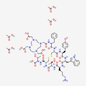 DOTA-(Tyr3)-Octreotate structure, CAS 177943-89-4
